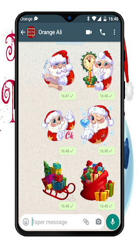figurinhas feliz natal WAstickerApps