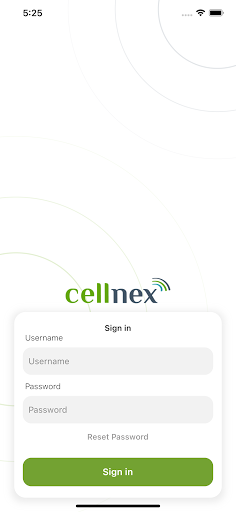 Android application Cellnex Italia screenshort
