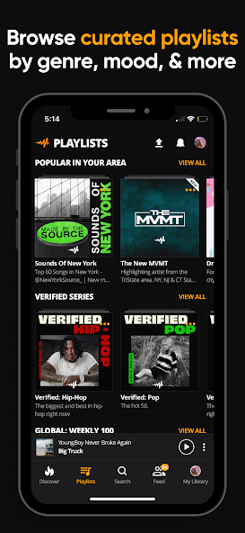 تحميل تطبيق Audiomack مهكر 2025 اخر اصدار للاندرويد