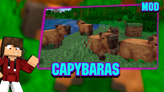 Capybaras Mod for Minecraft