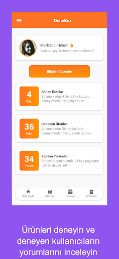 DeneBox Screen 3