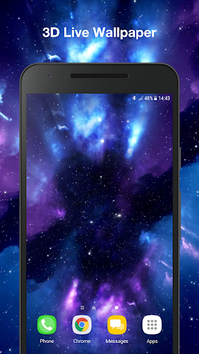Android application Deep Space 3d Live Wallpaper screenshort