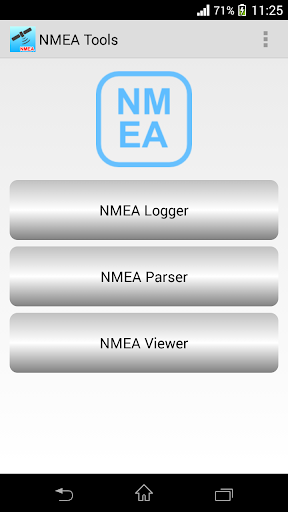 Android application NMEA Tools screenshort