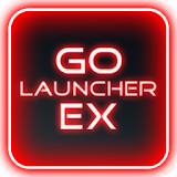 Glow Go Launcher Ex Theme Red icon
