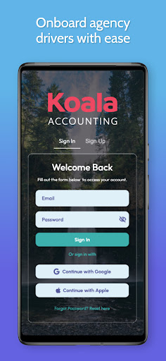 Android application Koala Accounting screenshort