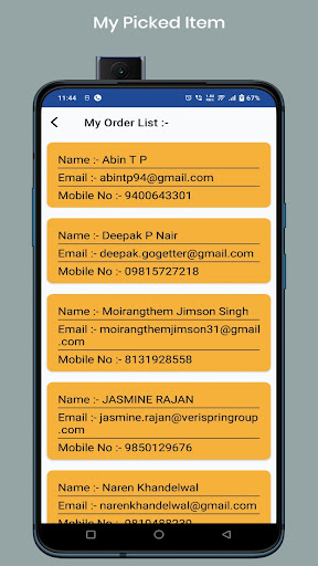 Android application VD Logistic Group screenshort