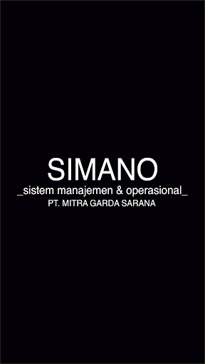 Android application SIMANO screenshort