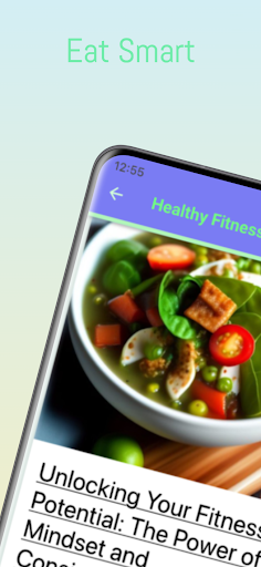 Android application Healthy Fitness & Eating screenshort