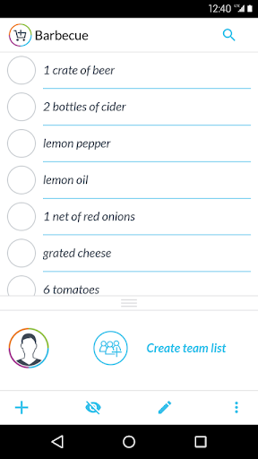 Shopping List Screenshot 1 - AppWisp.com