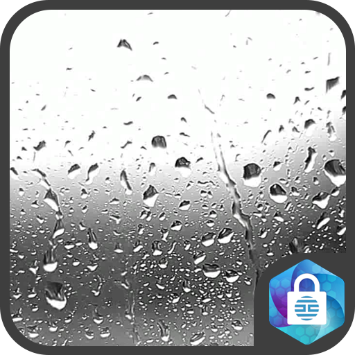 Raindrops Live Wallpaper Lock   Icon