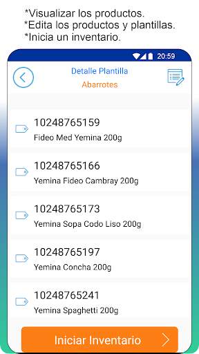 Inventaria SM2 Screen 2