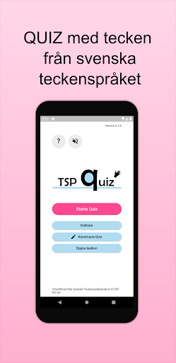 Android application TSP Quiz screenshort