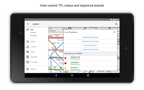 Tube Map London Underground Screenshot