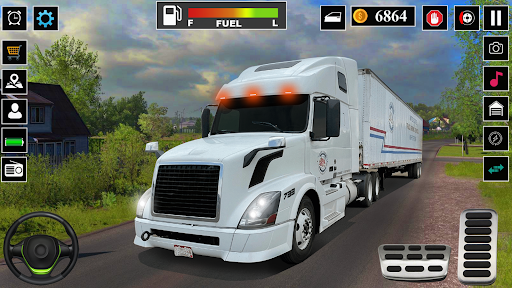 Android application Heavy Truck Simulator Game 3D screenshort