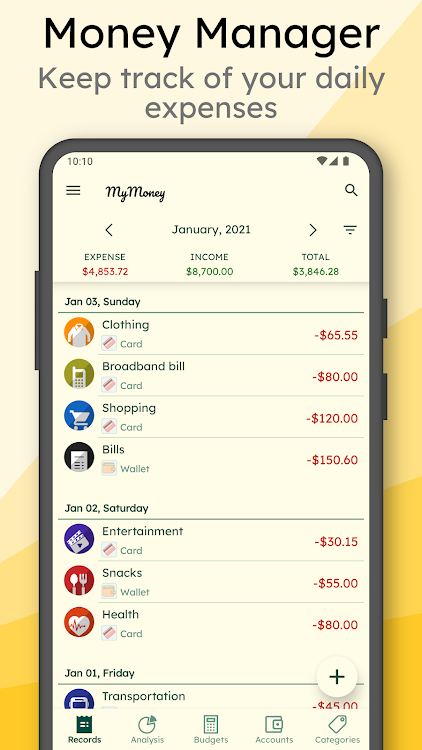 MyMoney—Track Expense & Budget - 5.3-free - (Android)