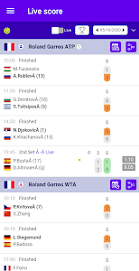 Tennis Live Scores Unknown