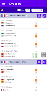 Tennis Live Scores Applications sur Google Play