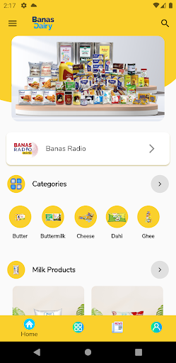 Banas Dairy Screen 2