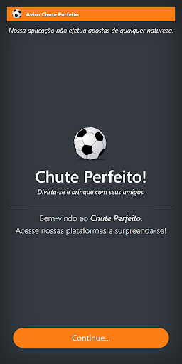 Android application Bolão CHUTE PERFEITO Pro screenshort
