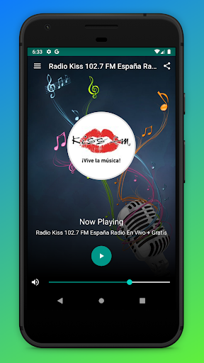 Android application Radio Kiss FM España App screenshort