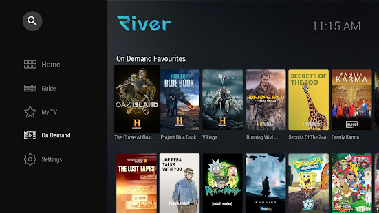RiverTV: Live TV Streaming Varies with device APK screenshots 1