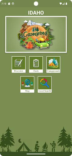 Android application Idaho Campgrounds screenshort