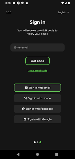 Android application SIZZAPP Pro screenshort