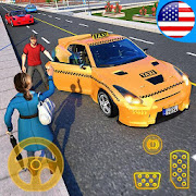 Yellow Cab American Taxi Driver 3D: New Taxi Games