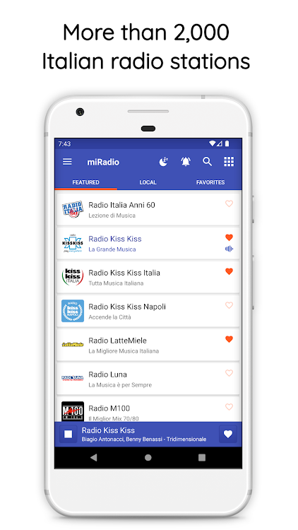 miRadio: FM Radio Italy - 13.7. - (Android)