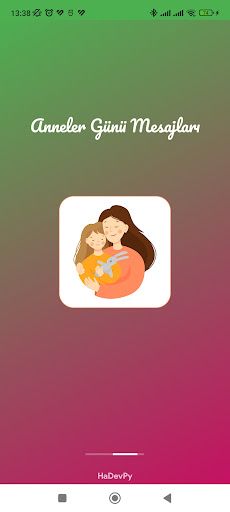 Android application Anneler Günü Mesajları screenshort