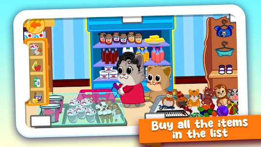 Cats Supermarket Game