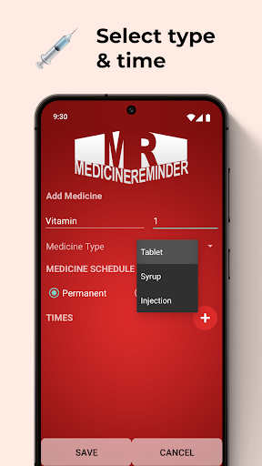 Screenshot of Daily Medicine Reminder