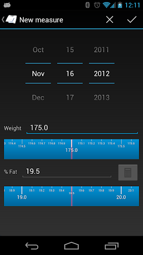 Weight Control Screen 3