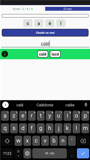 Aperçu de l'application