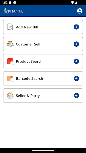 Android application Khantil Manager screenshort