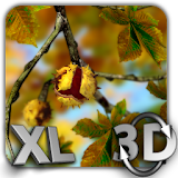 Autumn Leaves in HD Gyro 3D XL  Parallax Wallpaper icon
