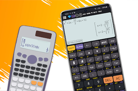 scientific calculator Mod Apk plus advanced 991 calc (Pro Features Unlocked) 1