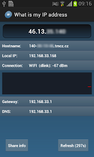 What is my IP address Screenshot