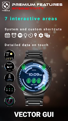 Vector GUI Watch Faceのおすすめ画像3