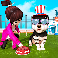 Virtual Pet Family Dog Game 3D