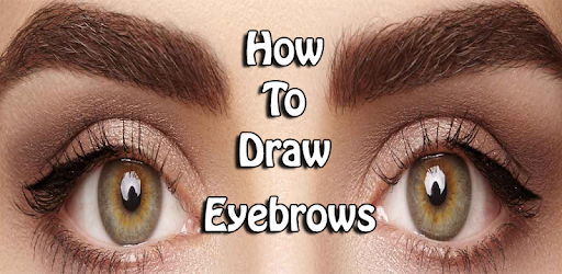 Draw eyebrows shaping tutorial