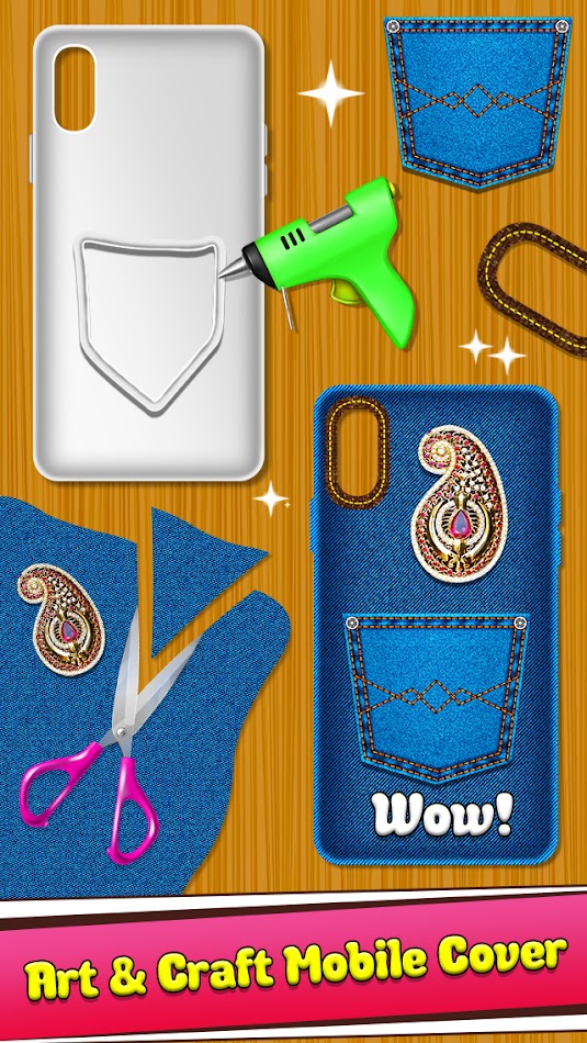 #9. DIY Mobile Cover design Game (Android) 由: Two Rare Brains : Games for Girls and Boys