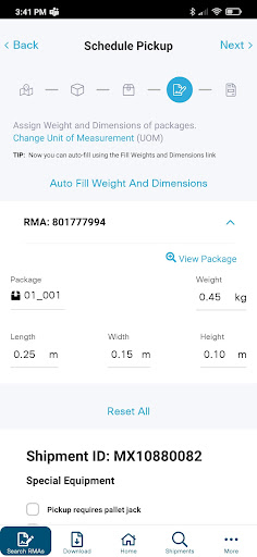 Android application Cisco POWR screenshort