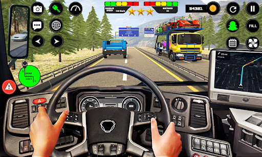 Vehicle Transporter Trailer Truck Game_3