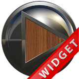 Poweramp Widget Brown Wood Met icon