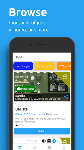 Android application MyJobNow screenshort