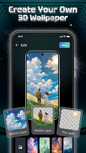 Plaxa Parallax Aura Wallpaper