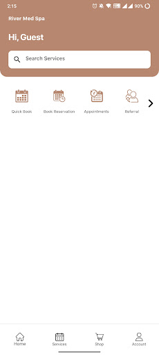 Android application River Med Spa screenshort
