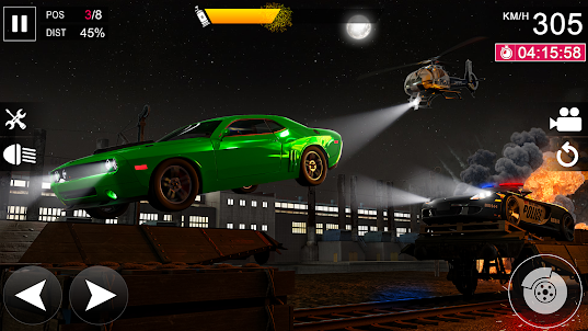 Police Car Chase Crime Game 3D