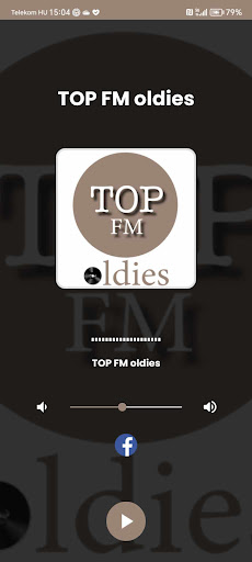 Android application TOP FM oldies rádió screenshort